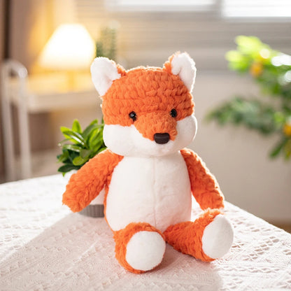 an orange fox soft toy